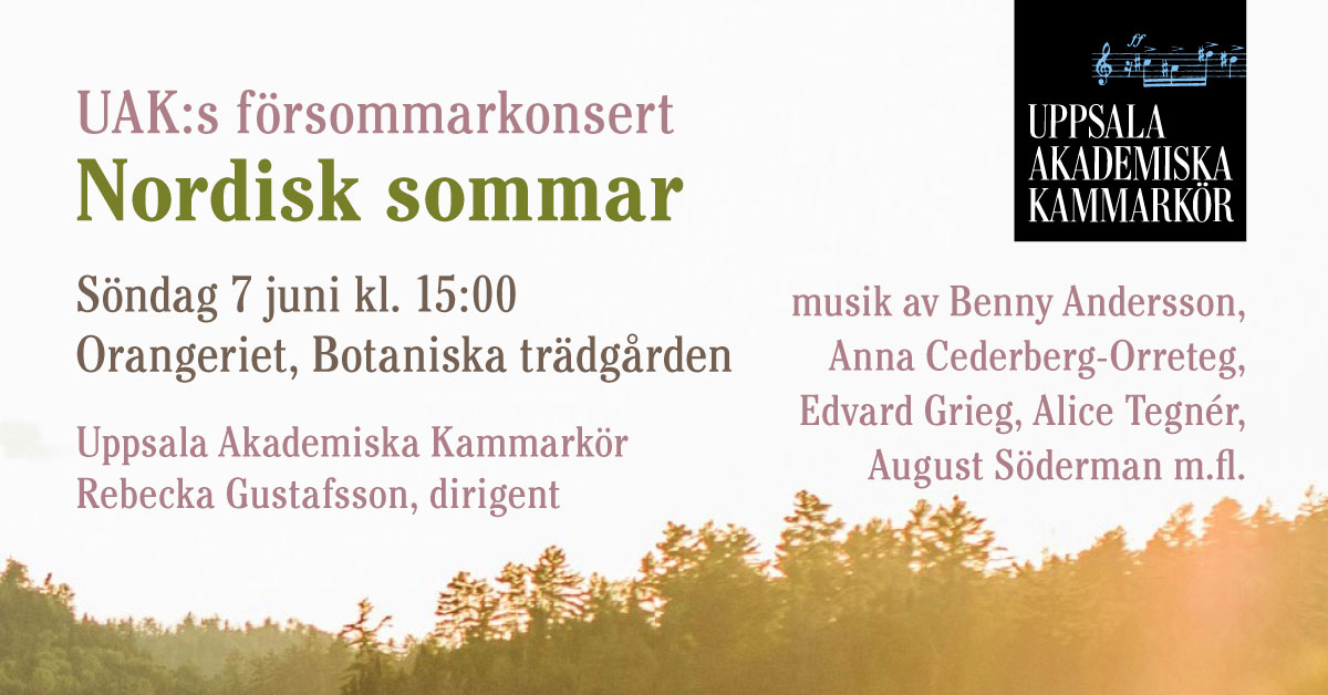 UAK:s försommarkonsert, Nordisk sommar